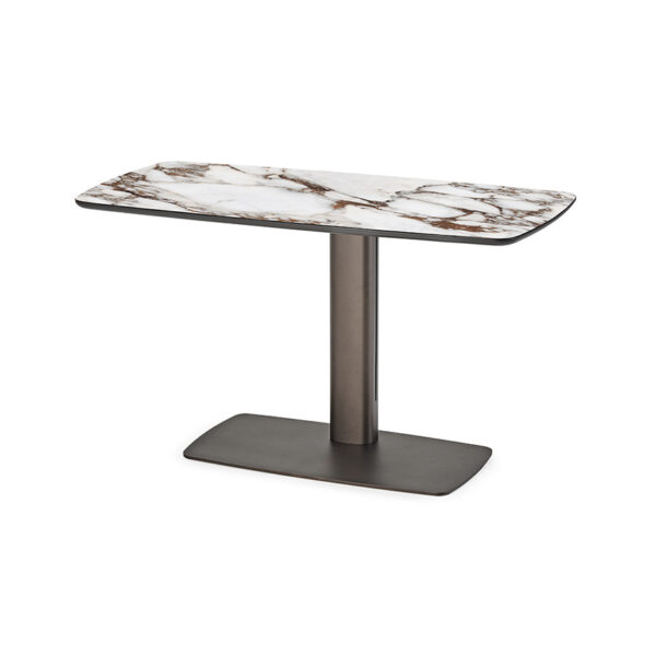 “RUN Keramik by Cattelan Italia – minimalist Italian coffee table with refined ceramic top and sleek metal frame”
