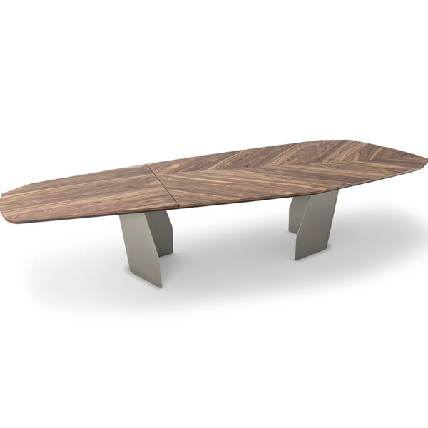  “SENATOR Wood by Cattelan Italia – luxury Italian wood dining table with sculptural base and elegant finish”