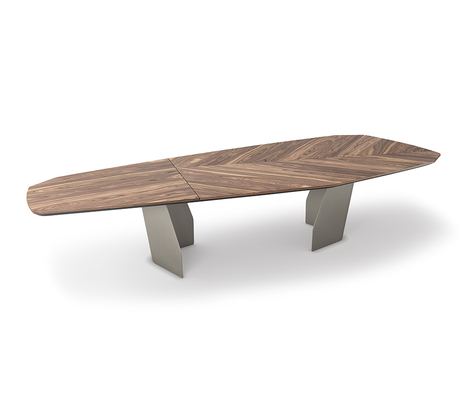  “SENATOR Wood by Cattelan Italia – luxury Italian wood dining table with sculptural base and elegant finish”