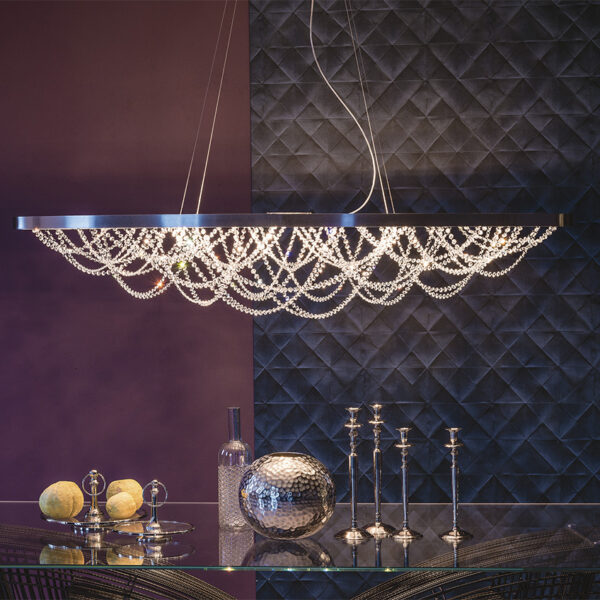 Elevate your walls with the CRISTAL mirror. Sleek modern Italian luxury décor, sculptural high-end accent now available in Birmingham at Italcasa Design.
