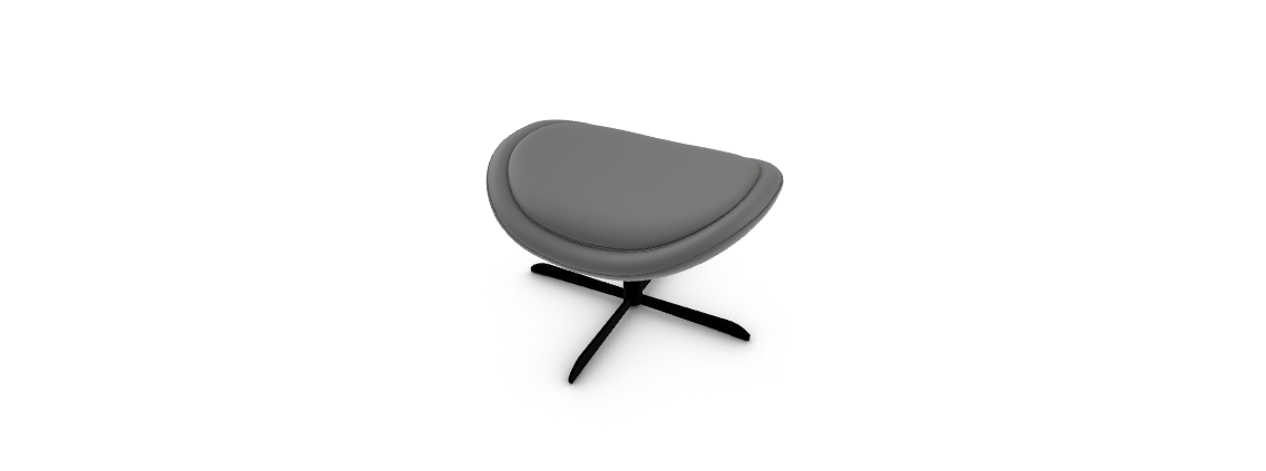 Modern armchair with a wide, enveloping upholstered shell and a sleek metal base, LAZY by Calligaris.