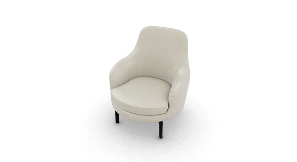 Wooden-legged MEDEA chair by Calligaris, combining natural warmth with modern upholstery for a stylish and exceptionally comfortable dining or occasional chair.