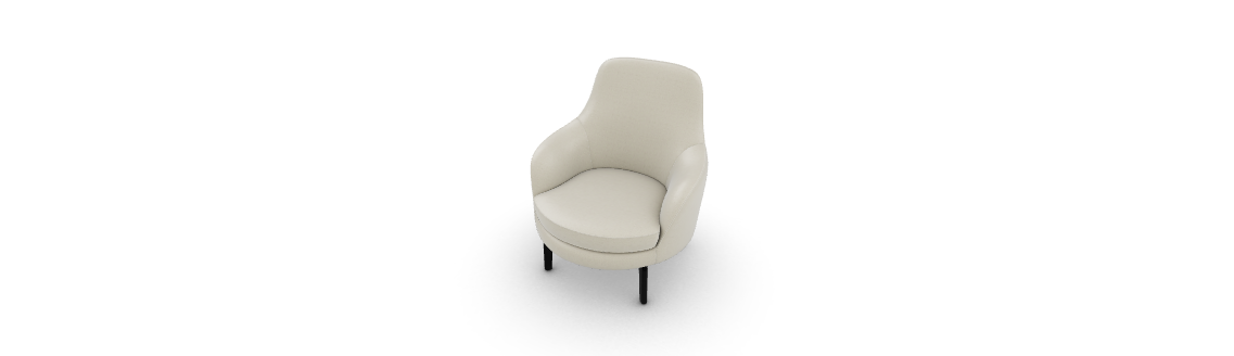 Wooden-legged MEDEA chair by Calligaris, combining natural warmth with modern upholstery for a stylish and exceptionally comfortable dining or occasional chair.