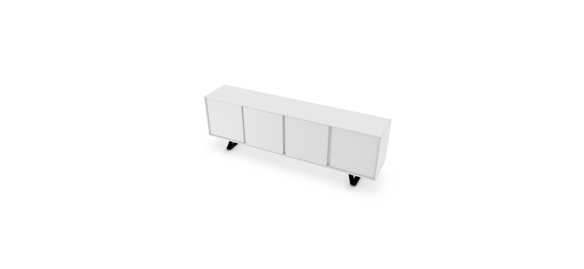 Calligaris SECRET console table, designed to compactly fit into small spaces yet extend to become a full dining table, revealing its clever hidden mechanism.