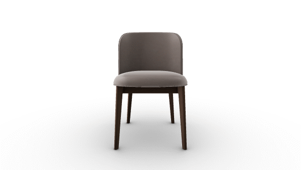"ABREY dining table by Calligaris with a smooth rectangular glass top and slim metal legs in a contemporary dining room."