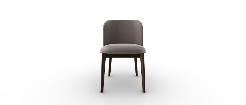 "ABREY dining table by Calligaris with a smooth rectangular glass top and slim metal legs in a contemporary dining room."