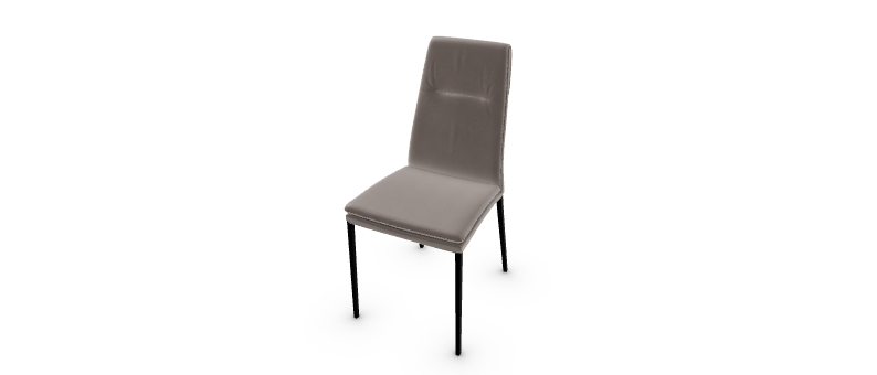 Elegant CARMEN chair by Calligaris with cushioned seat and modern design.