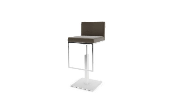EVEN PLUS chair by Calligaris with sleek metal legs and cushioned upholstered seat. v