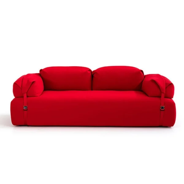“Italian designer Pebble chair by Moroso – artistic modern furniture with smooth rounded contours”