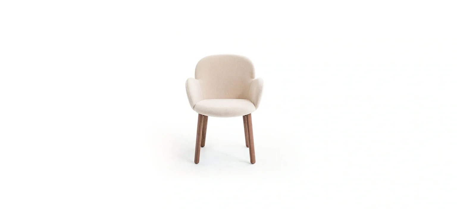 Contemporary Tulp chair by Moroso with bold tulip-inspired design Birmingham Michigan showroom