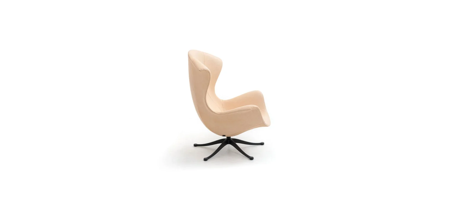 One Page by Moroso side profile highlighting clean silhouette and ergonomic cushioning in a Troy Michigan setting