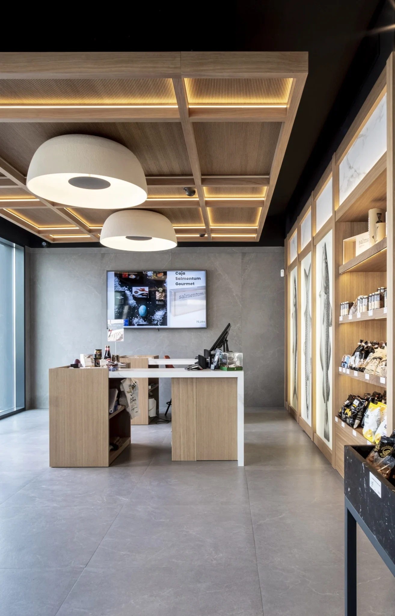 “Djembé by Marset recessed ceiling light – bold dome shape ideal for contract and residential spaces”