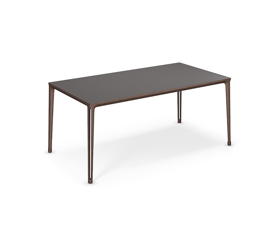 “Side view of BOULEVARD by Cattelan Italia – contemporary designer table with minimalist silhouette and refined craftsmanship”