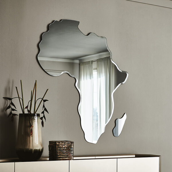“AFRICA by Cattelan Italia – modern Italian armchair with sculptural wooden frame and upholstered seat”
