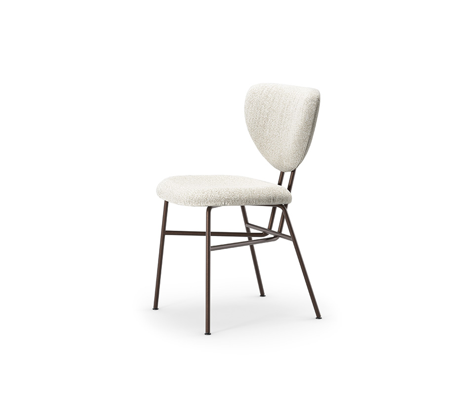 “CHLOE by Cattelan Italia – elegant Italian dining chair with upholstered seat and modern silhouette”