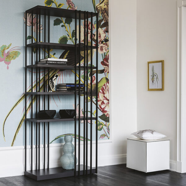 “Luxury ARSENAL bookcase by Cattelan Italia – designer shelving unit with bold linear structure and premium finishes”