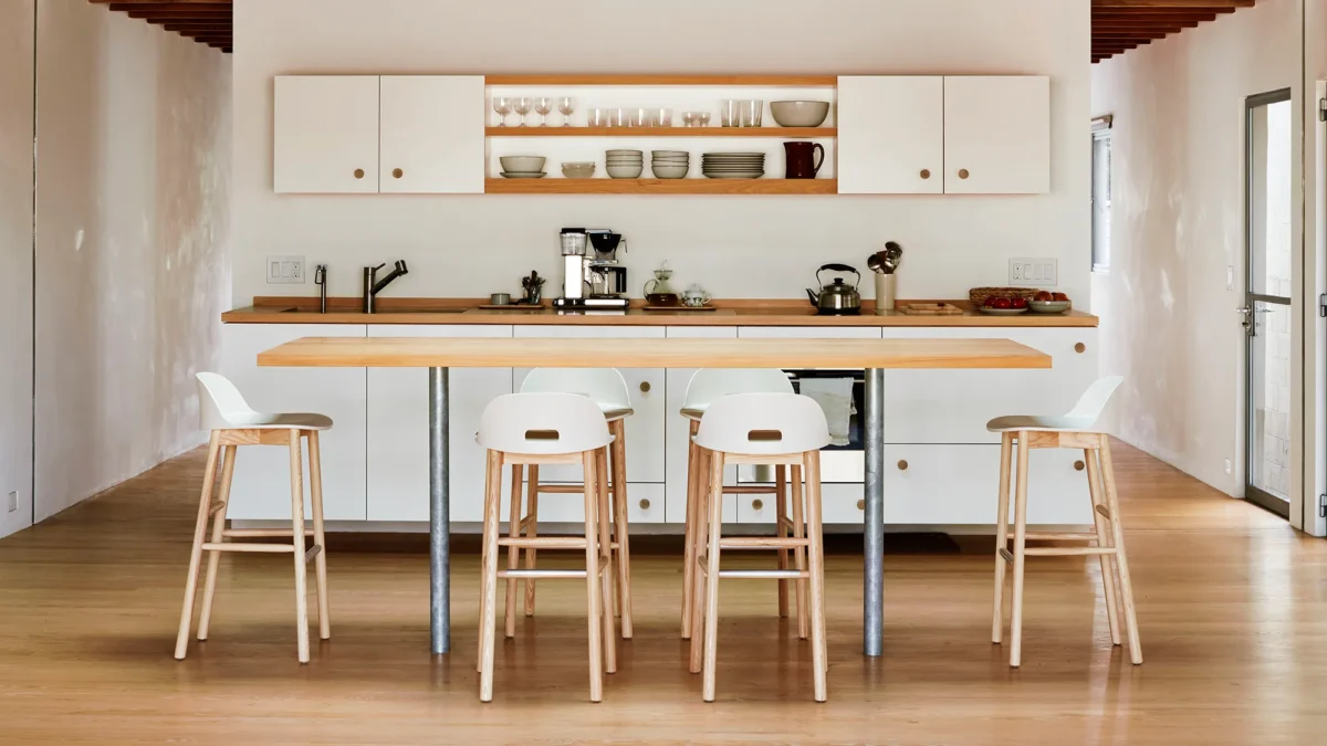 Alfi Chair by Emeco, providing a perfect balance of durability and modern design.