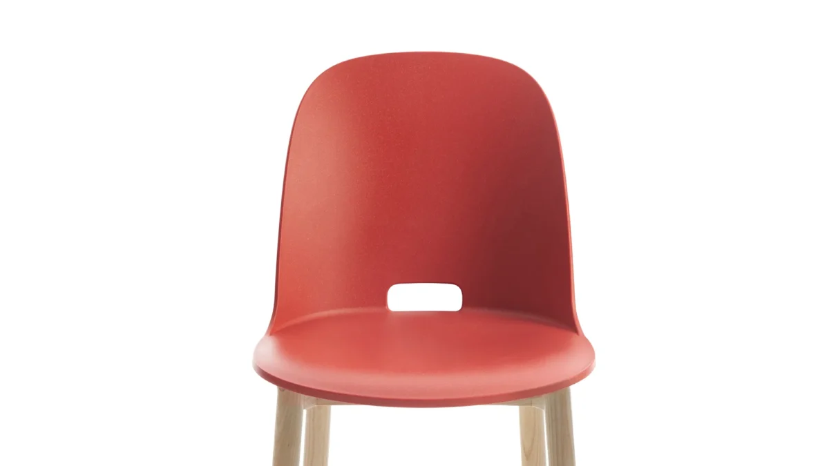 Emeco Alfi Armchair, designed to elevate your space with its clean design and comfort.