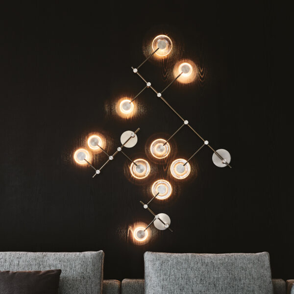 “Modern CIRCUIT by Cattelan Italia – designer lighting fixture with geometric elegance and ambient illumination”