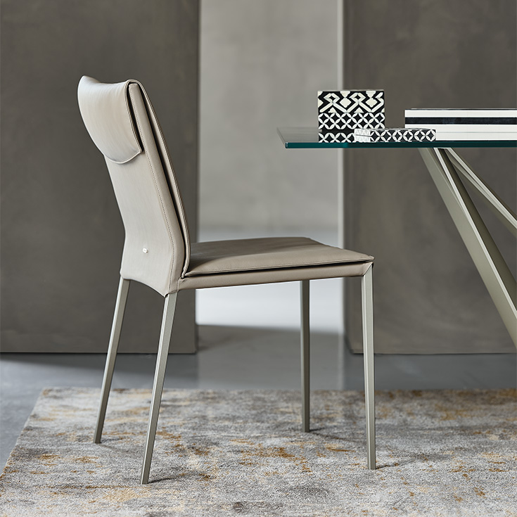 Elegant ISABEL ML chair by Cattelan Italia – sleek contemporary seating with cushioned comfort and modern appeal