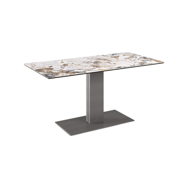 “ELVIS Keramik by Cattelan Italia – contemporary Italian dining table with refined ceramic top and sleek steel base”