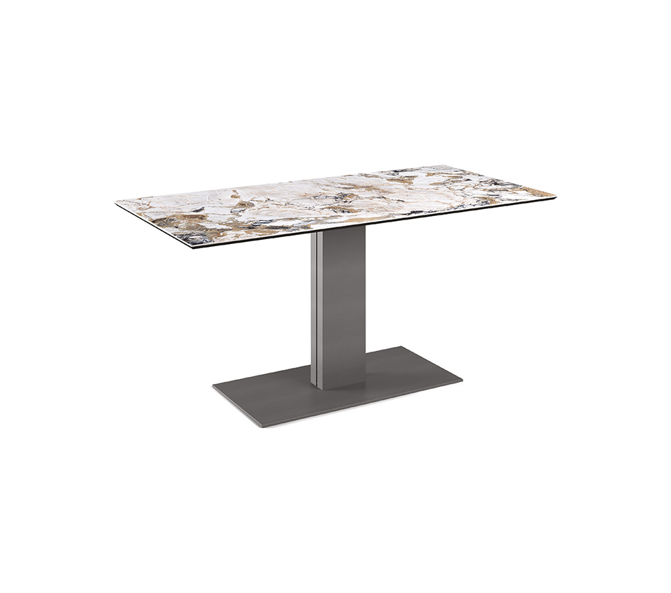 “ELVIS Keramik by Cattelan Italia – contemporary Italian dining table with refined ceramic top and sleek steel base”
