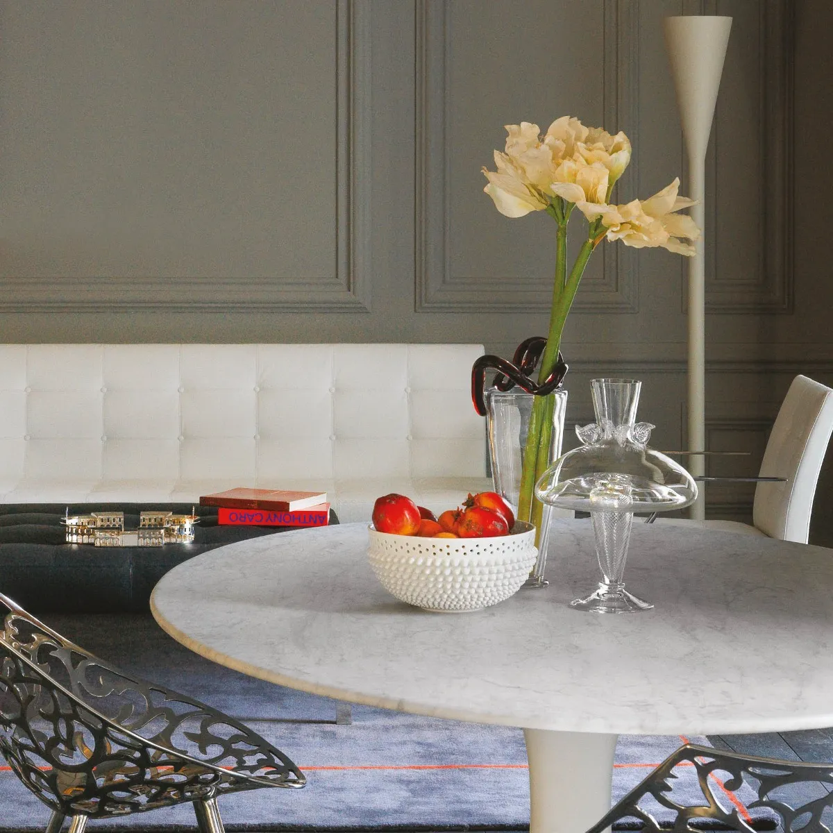 Francesca chair by Driade – stylish modern furniture with sculptural form and sophisticated aesthetic