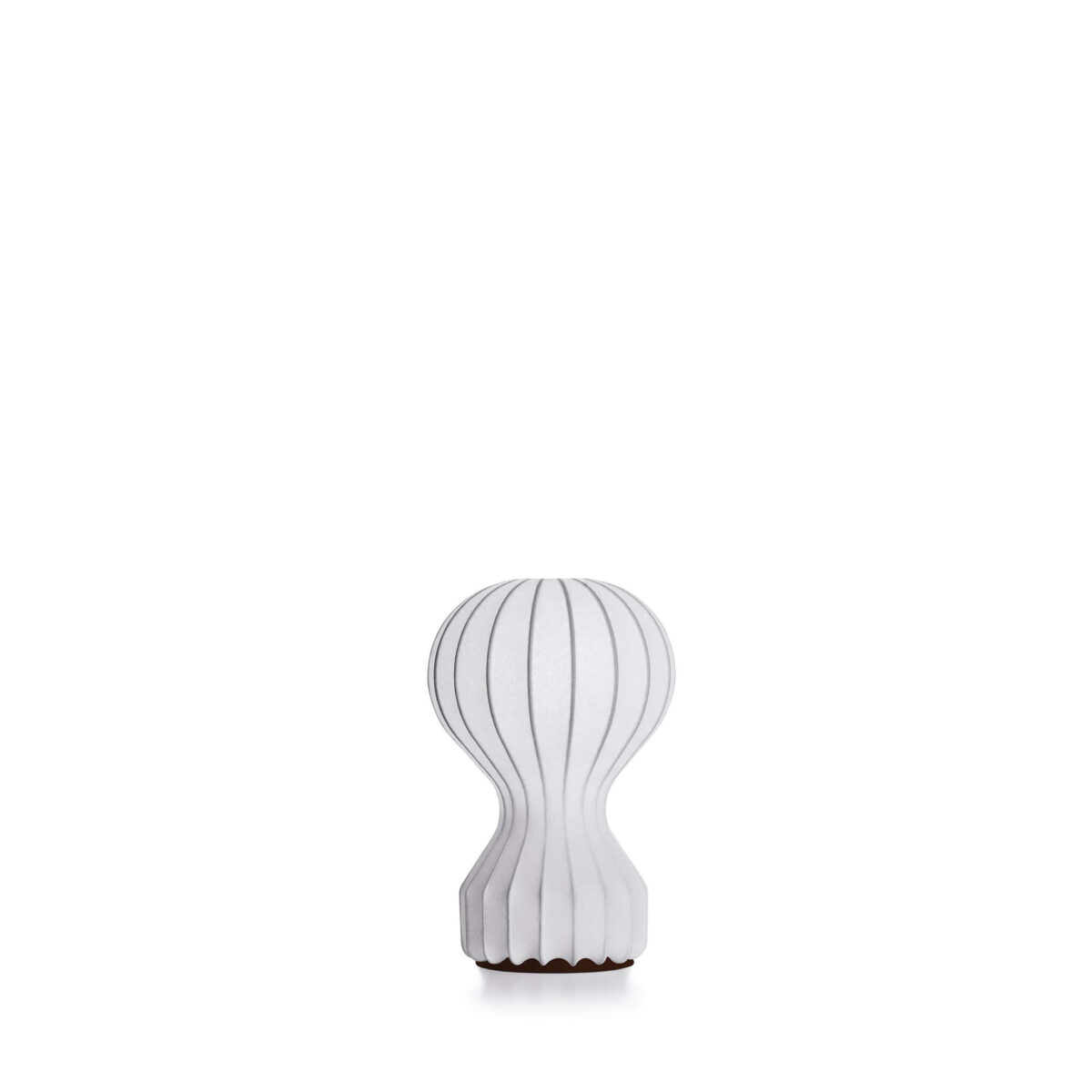 Gatto Piccolo by Flos, Gatto Piccolo Table Lamp by Flos with cocoon-style resin diffuser and integrated dimmer, front view in a Royal Oak Michigan showroom