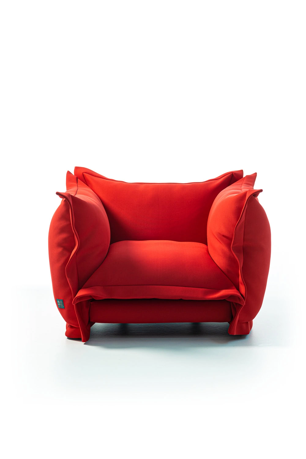 “Contemporary High Cloud armchair by Moroso – stylish lounge chair featuring elegant silhouette and soft upholstery”