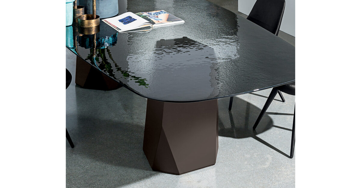 “Modern dining or meeting table – The New Deod Two Bases by Sovet with double base structure and clean lines”