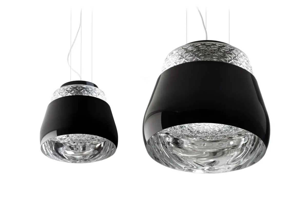 Valentine Suspended light by Moooi in Birmingham Michigan showroom, modern contemporary Italian luxury lighting accessory by Italcasa.