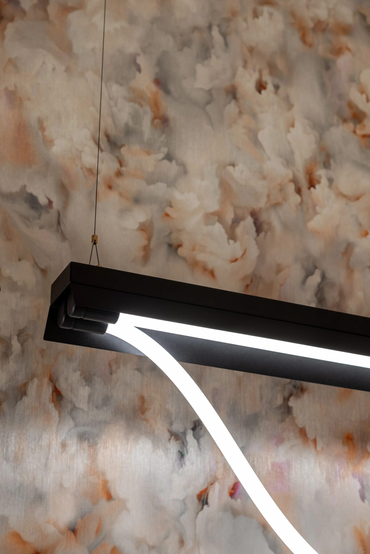 Tubelight by Moooi – sleek modern Italian-design lighting fixture featured at Italcasa Design showroom in Royal Oak, Michigan