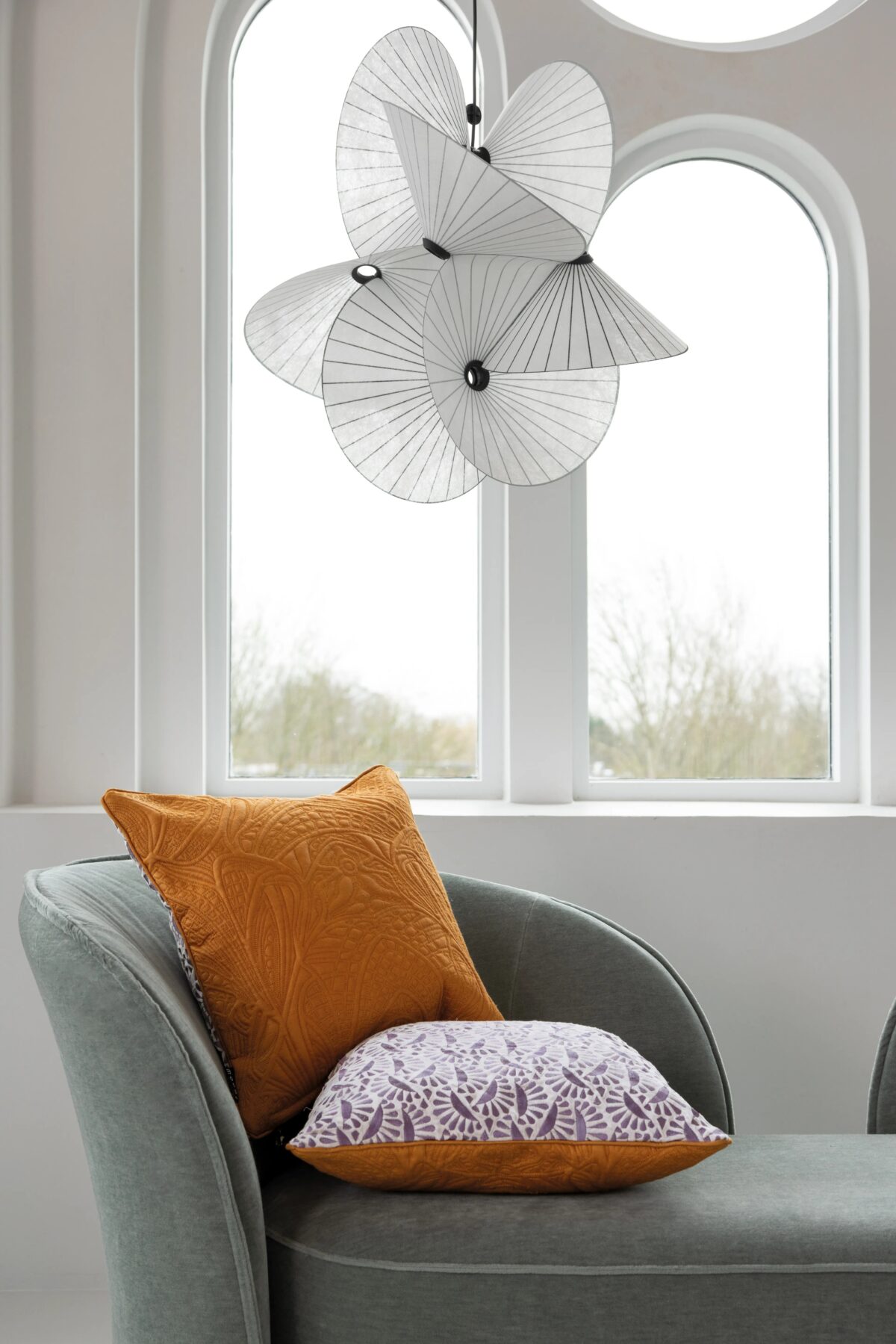 Woodblock Beetle decorative pillow by Moooi in Royal Oak Michigan showroom, modern contemporary Italian luxury accessory by Italcasa.