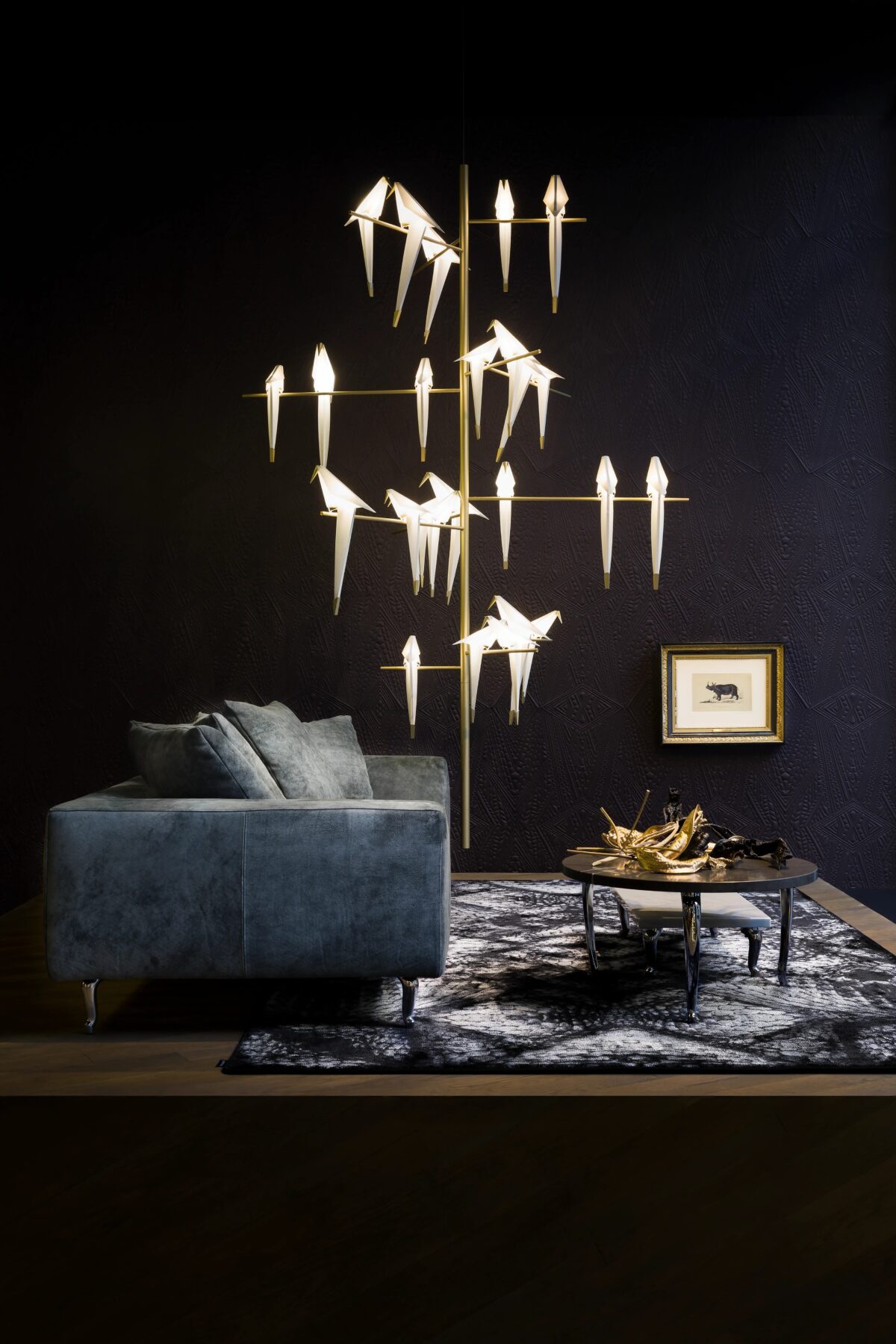 Perch Light Tree by Moooi – contemporary Italian‑design lighting piece showcased at Italcasa Design showroom in Birmingham, Michigan