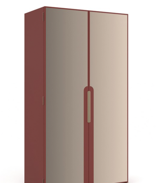 Caracole ALLURE Armoire, featuring a sophisticated textured exterior in [describe color, e.g., "shimmering silver" or "deep charcoal"] with unique decorative door pulls.