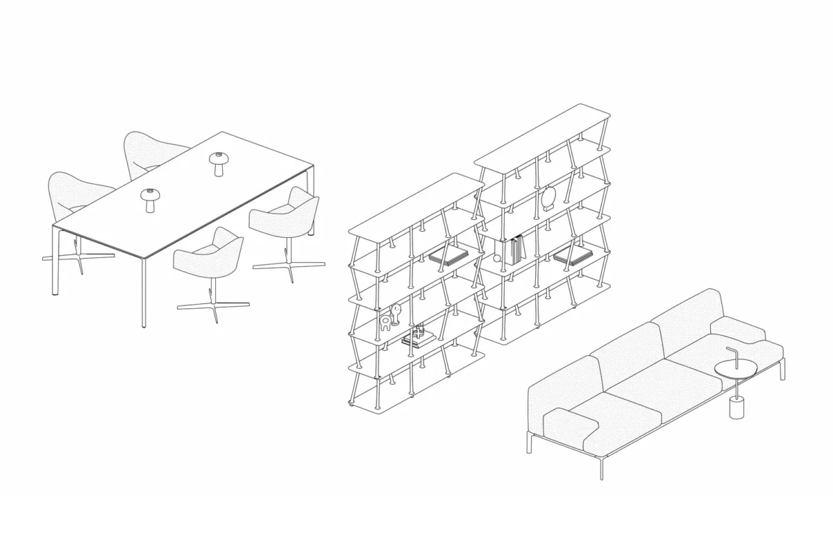 Bookcase 2 by Lapalma with a sleek, modern design.