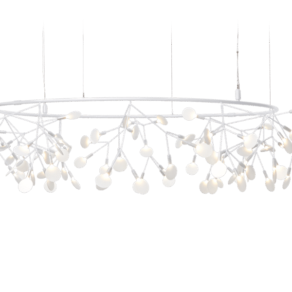 Heracleum III The Big O chandelier by Moooi in modern space