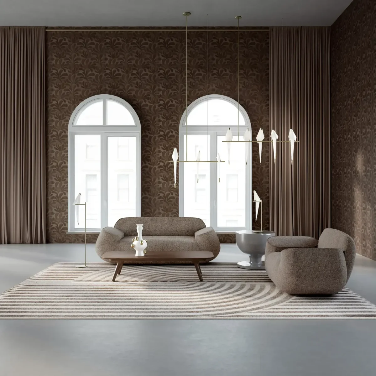 Sand Carpet Moooi upscale luxury carpet with refined dune motif perfect for Birmingham Michigan living areas