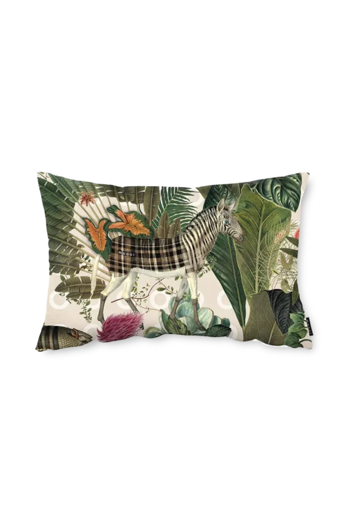 Embroidered Flying Coral Fish Pillow by Moooi – luxury Italian accent pillow at Italcasa Design showroom in Royal Oak, Michigan Embroidered Flying Coral Fish Pillow by Moooi – luxury Italian accent pillow at Italcasa Design showroom in Royal Oak, Michigan