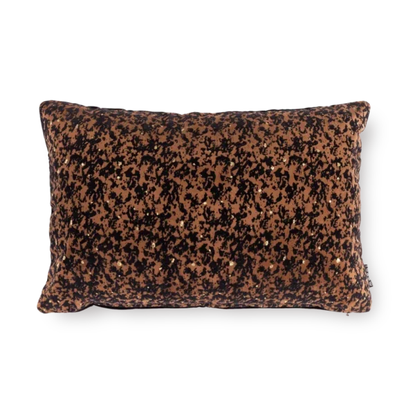 Bearded Leopard pillow by Moooi on modern sofa