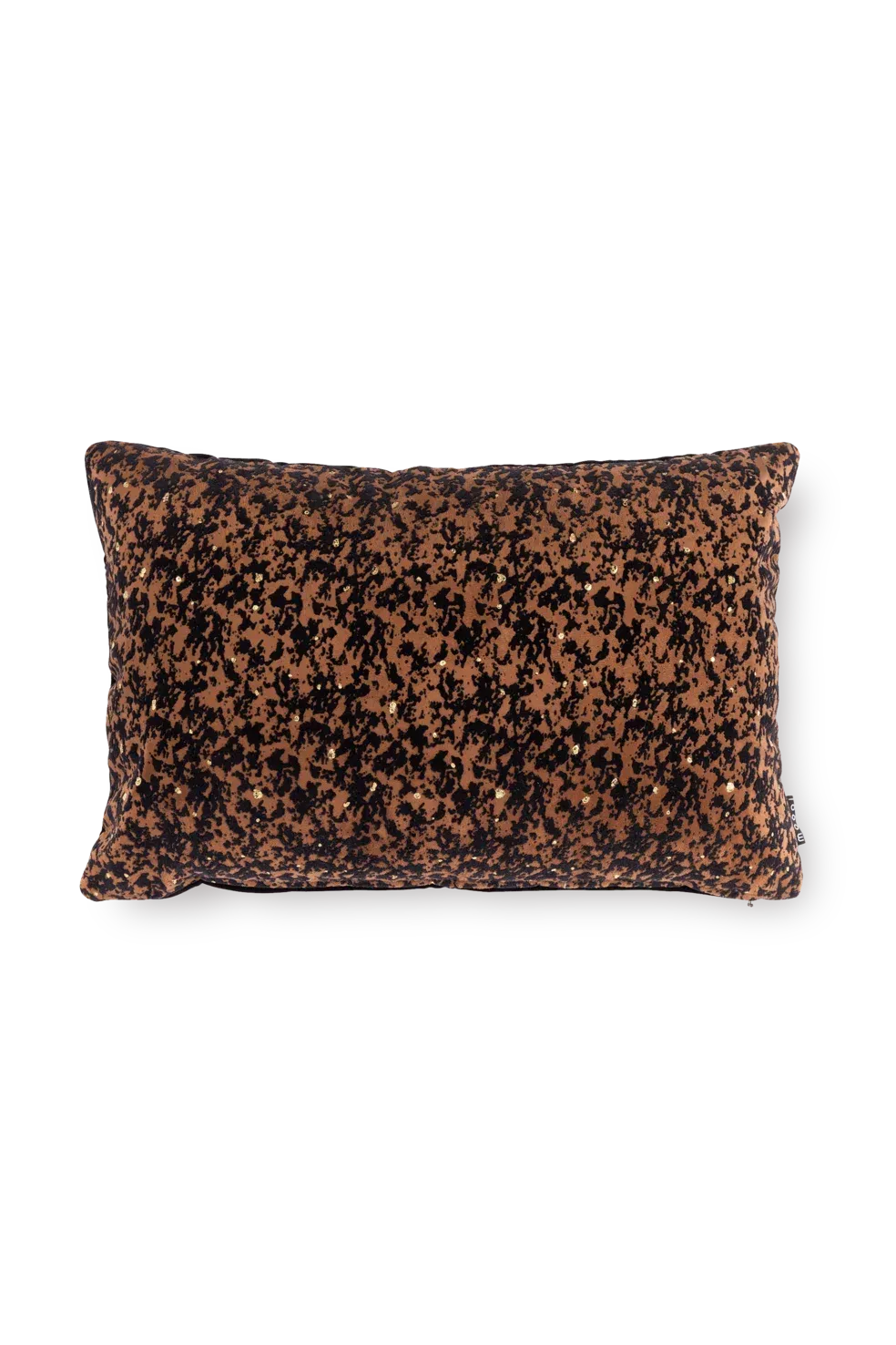 Bearded Leopard pillow by Moooi on modern sofa