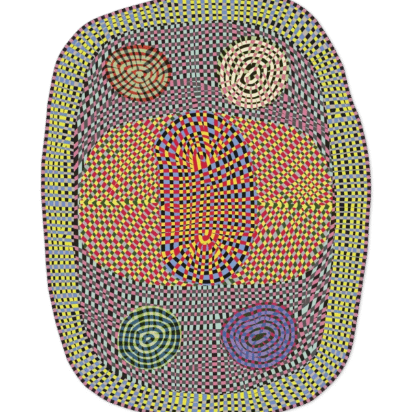Contemporary Magic Markers Carpet by Moooi, available in Birmingham, Michigan: Elevate your space with this colorful, modern rug designed by Bertjan Pot.