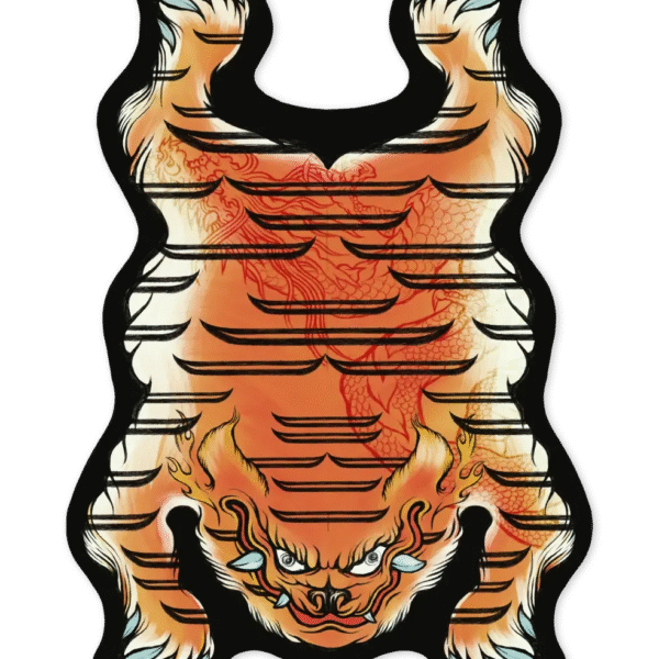 Tiger from Tibet carpet in bold modern design – Troy Michigan