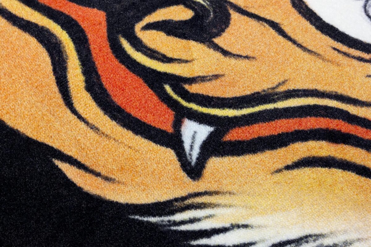 Luxurious Moooi rug with tiger motif – Birmingham Michigan