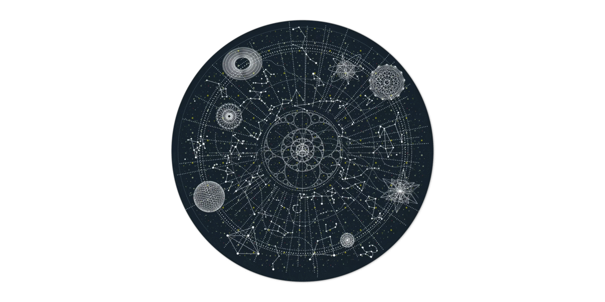 Celestial Carpet by Moooi displayed in a luxury modern living room in Royal Oak, Michigan