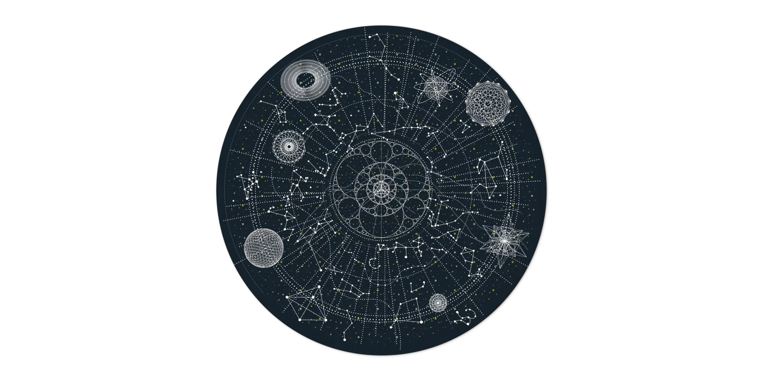Celestial Carpet by Moooi displayed in a luxury modern living room in Royal Oak, Michigan
