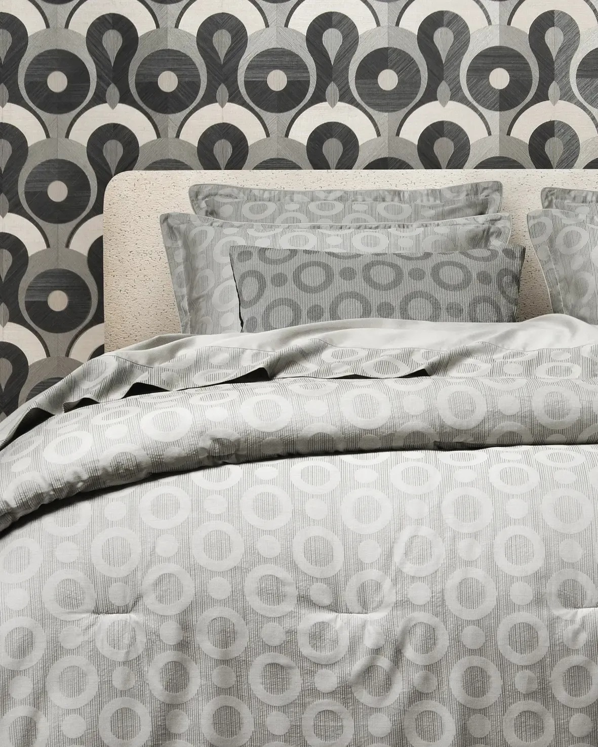 Umbrella Squid Comforter by Moooi in modern Troy Michigan bedroom