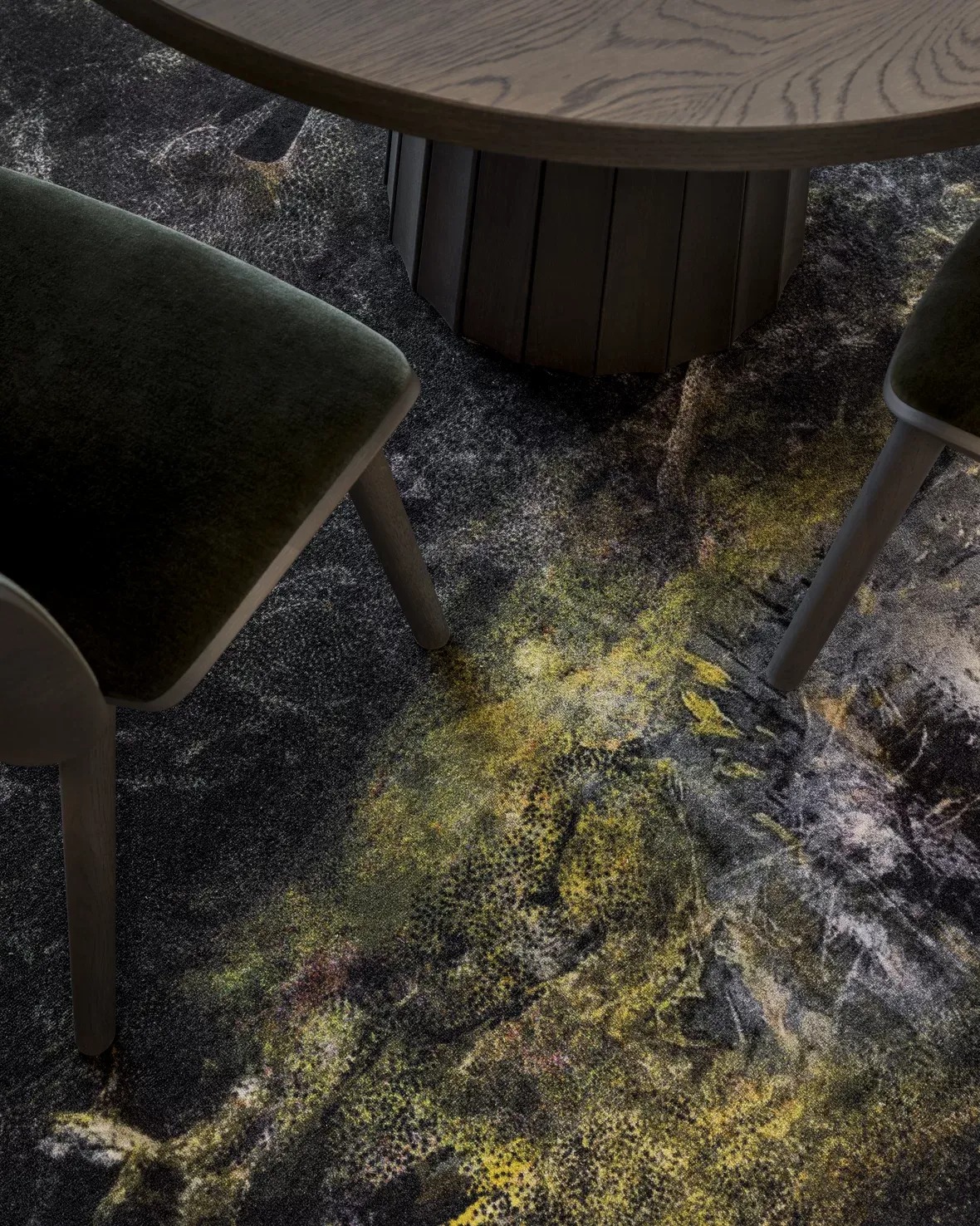 Forest Floors Carpet by Moooi in modern Italian home Royal Oak MI