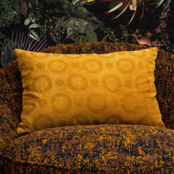 Corduroy Umbrella Squid Decorative Pillow by Moooi – luxury modern Italian-design accent showcased at Italcasa Design showroom in Royal Oak, Michigan