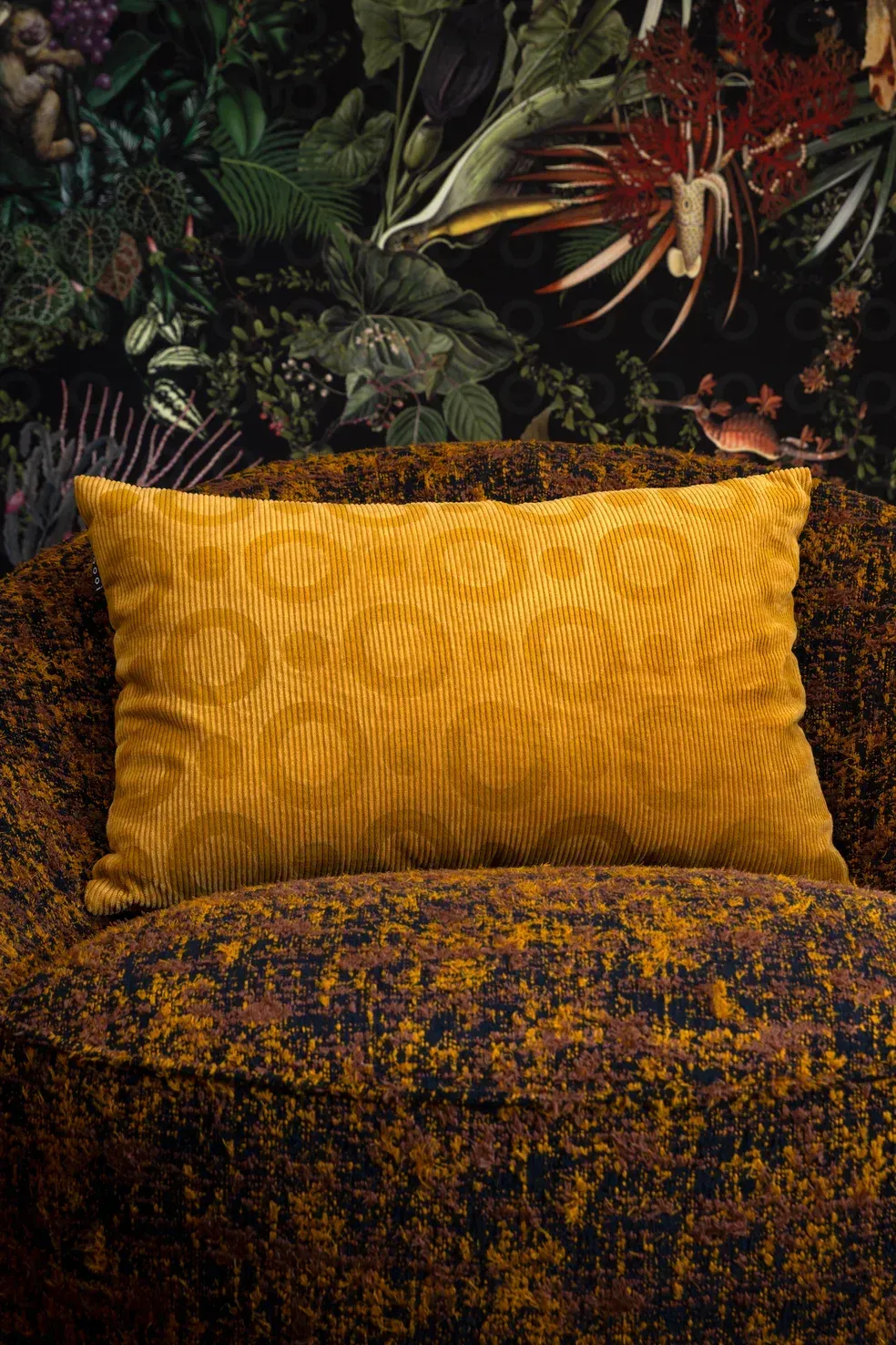 Corduroy Umbrella Squid Decorative Pillow by Moooi – luxury modern Italian-design accent showcased at Italcasa Design showroom in Royal Oak, Michigan